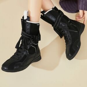Women Shoes Lace Up Boots